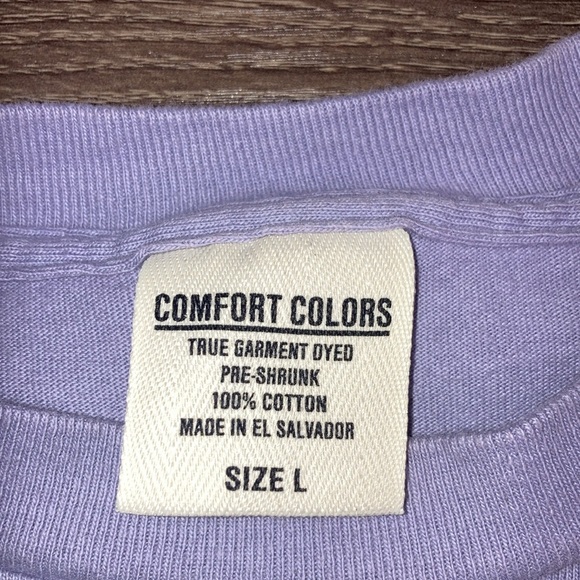 Vintage Dorothy Mullins Bird T Shirt Large Purple Flowers Birdhouse Cotton - Picture 3 of 8